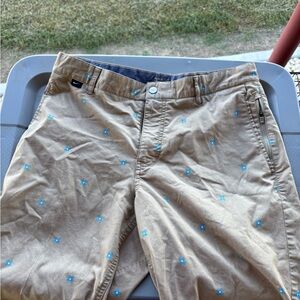 Nike Tan Chinos with Blue Details